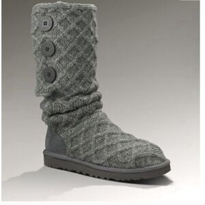 UGG Australia Lattice Cardy Tall Knit Winter Boots